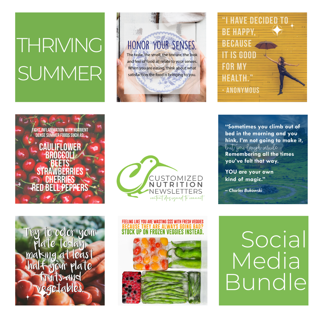 nutrition social media bundle